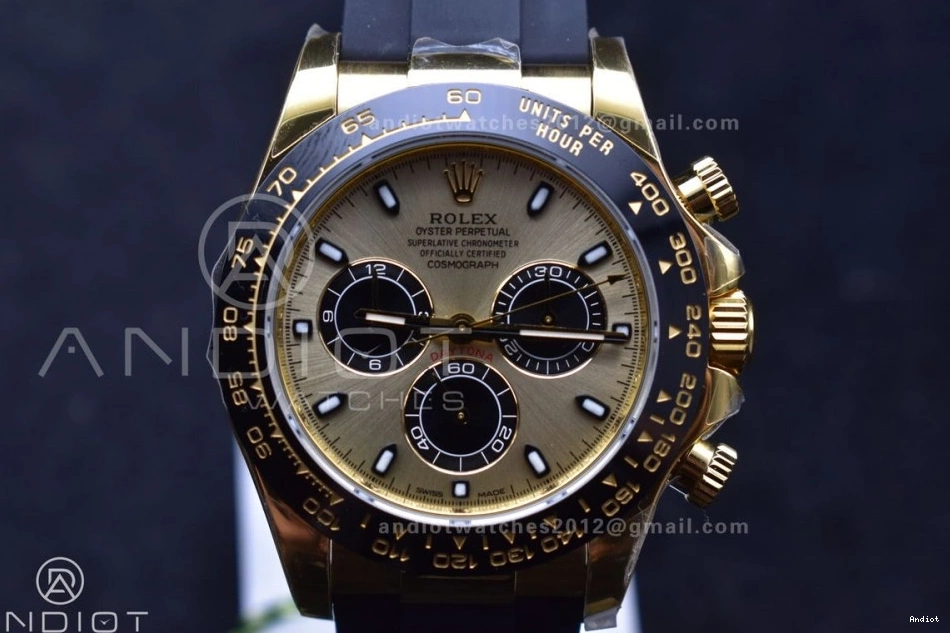 Snug 116518 Edition on Best Daytona ZF Oyster-flex LN (Gain YG Dial Strap Weight) SH4130 Black 770 1:1 0727